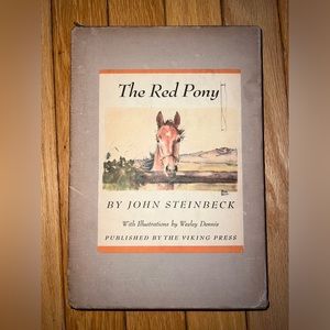 First Edition 1945 The Red Pony book by John Steinbeck Vintage Classic